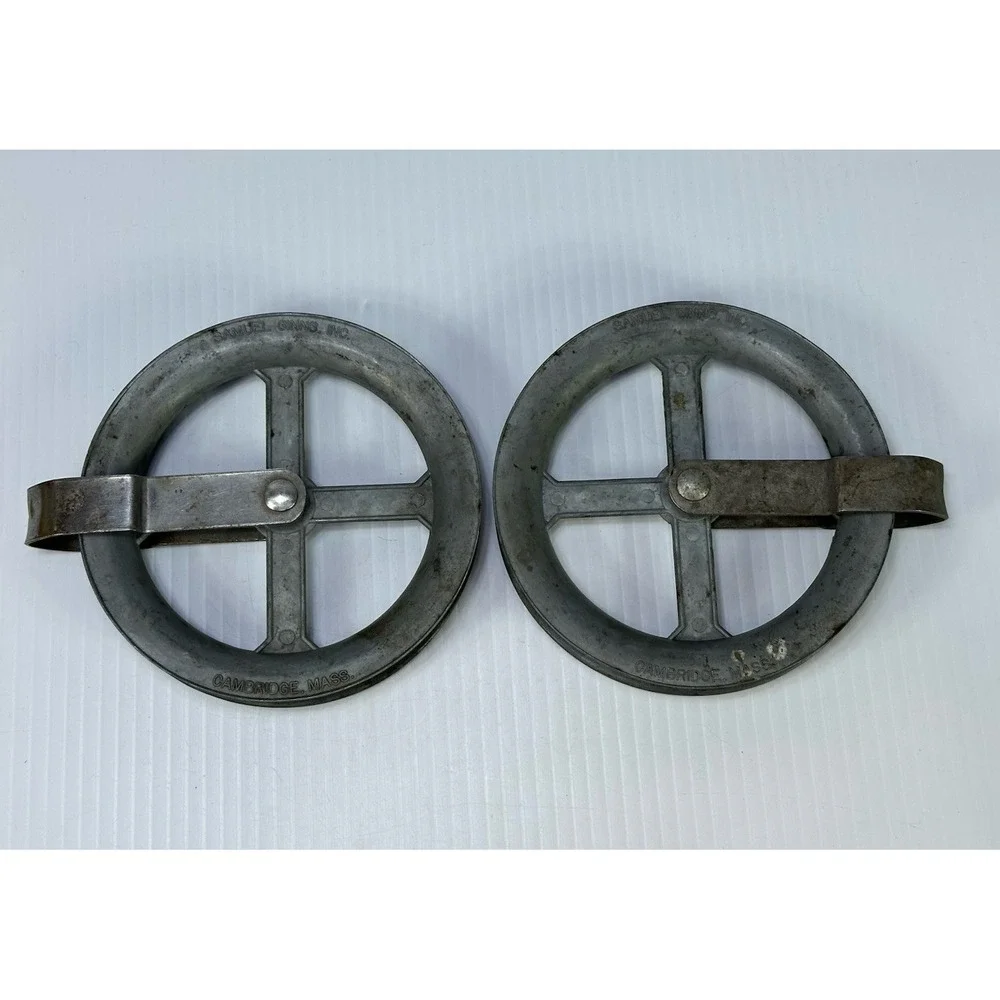 Vintage Samuel Ginns Inc Cambridge Ma Pulleys Guaranteed Rust‎ Proof No 5 USA